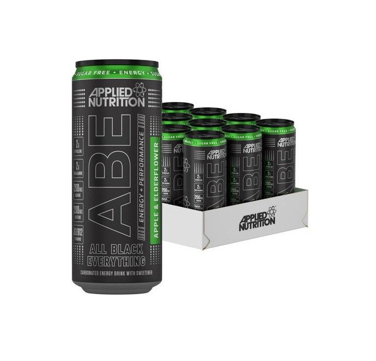 Maisto papildas ABE Energy + Performance skardinė, obuolių ir elderflower skonio, sporto prekė