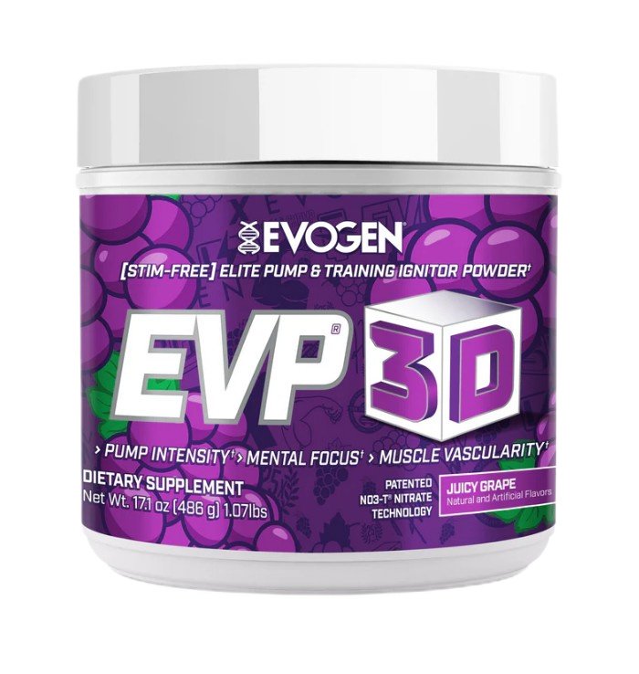Evogen EVP 3D, Juicy Grape - 486 g maisto papildas