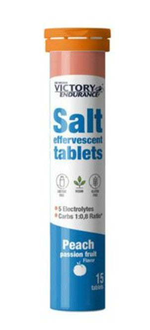 Weider Joe Victory Endurance Salt, Peach Passion Fruit - 15 efervescent tablets