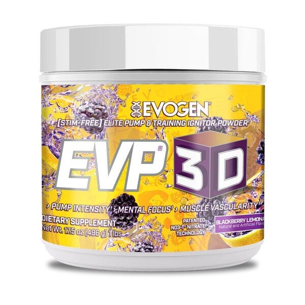 Evogen EVP 3D, Blackberry Lemonade - 496 g maisto papildas