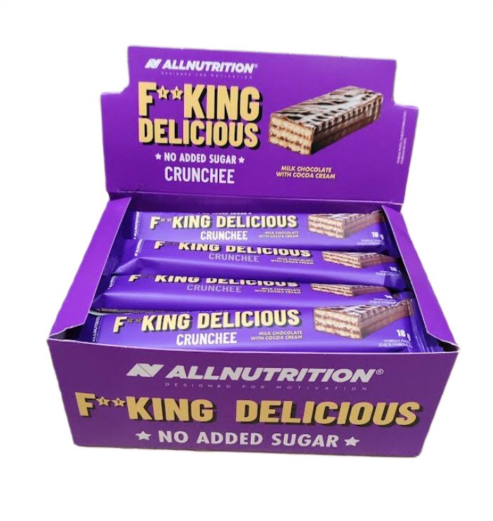 Allnutrition Fitking Crunchee šokoladinis užkandis