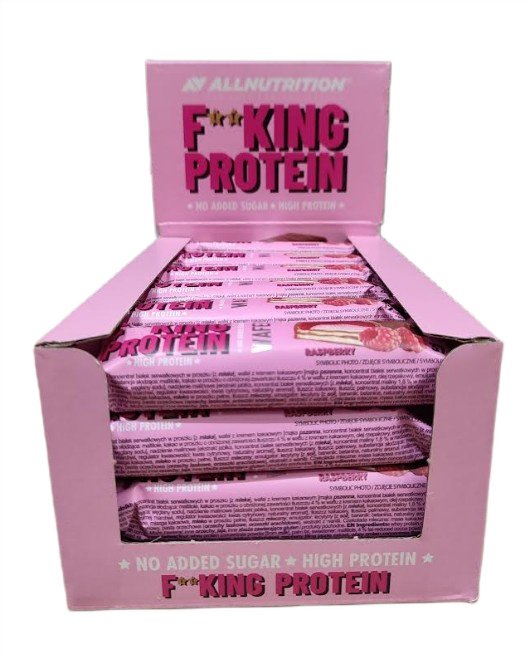 Allnutrition Fitking Protein Wafer, Raspberry - 24 x 37g