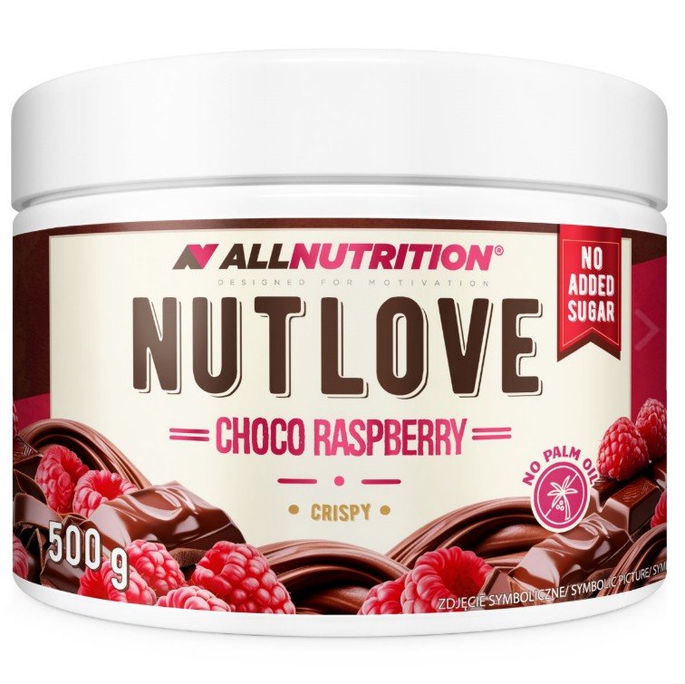 Allnutrition Nutlove Choco Raspberry Crispy 500g sveikas maisto papildas