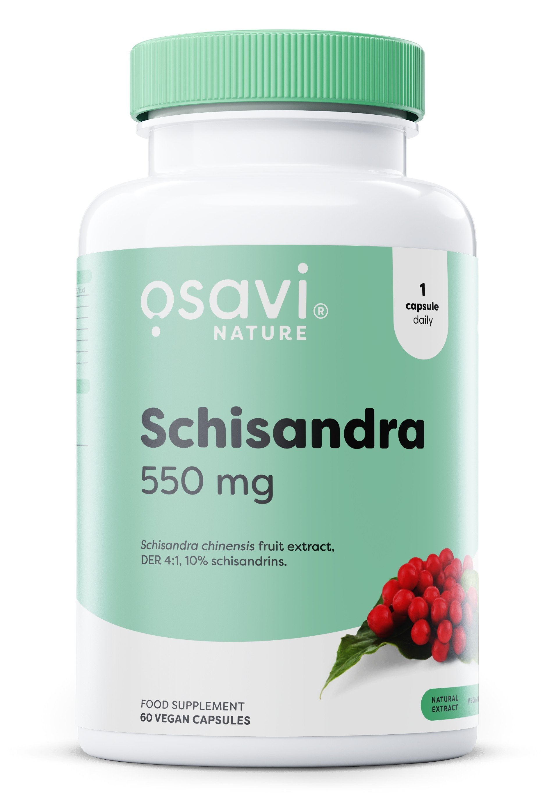 Osavi Schisandra, 550 mg - 60 kapsulių, sveikatos papildas