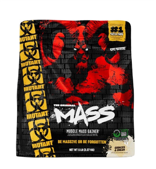 Mutant Mass, Cookies & Cream - 2270 gramų maisto papildas sportui
