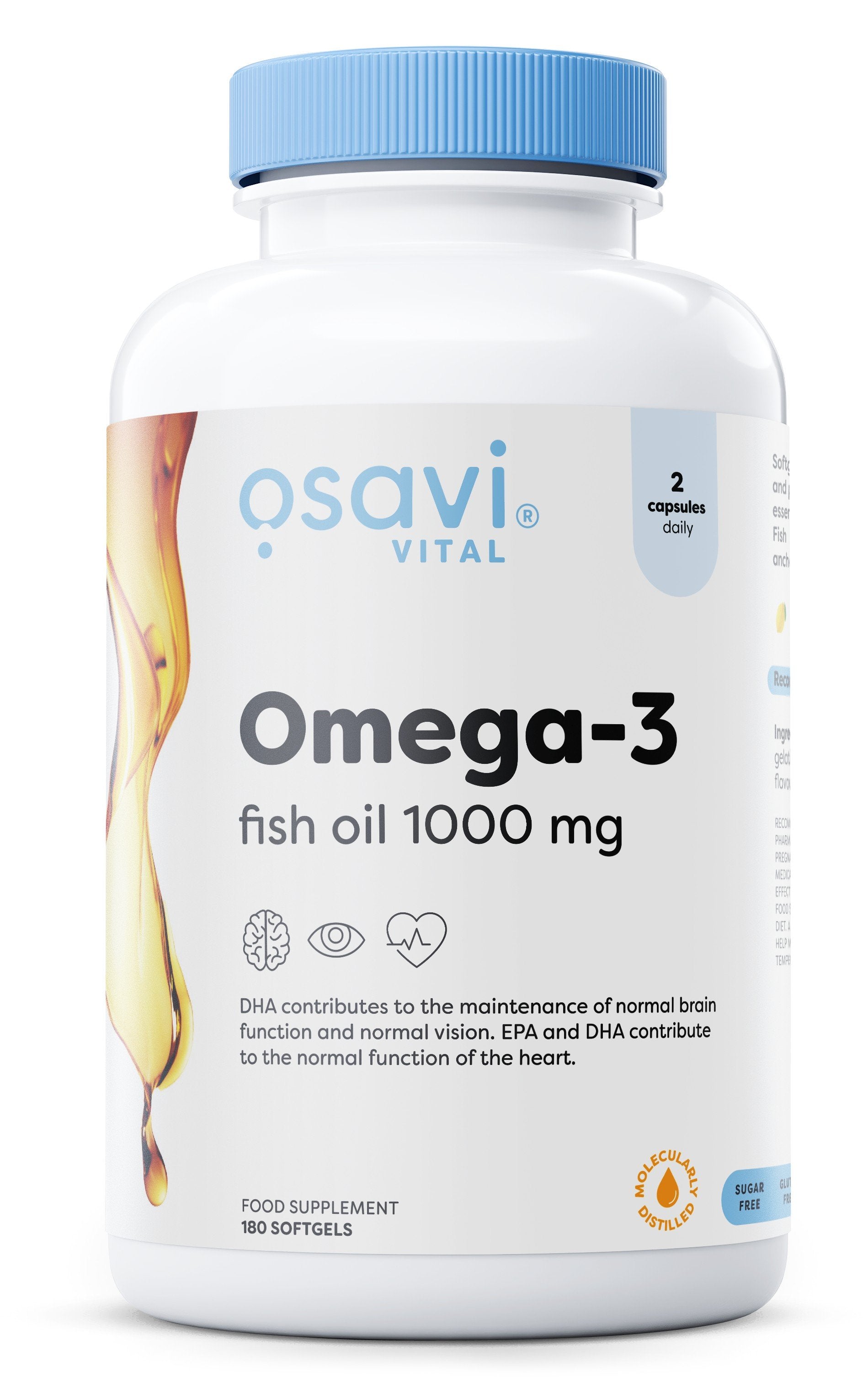 Osavi Omega-3 žuvų aliejus kapsulės