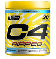 Cellucor C4 Ripped, Icy Blue Raspberry - 189 g pre-workout papildas