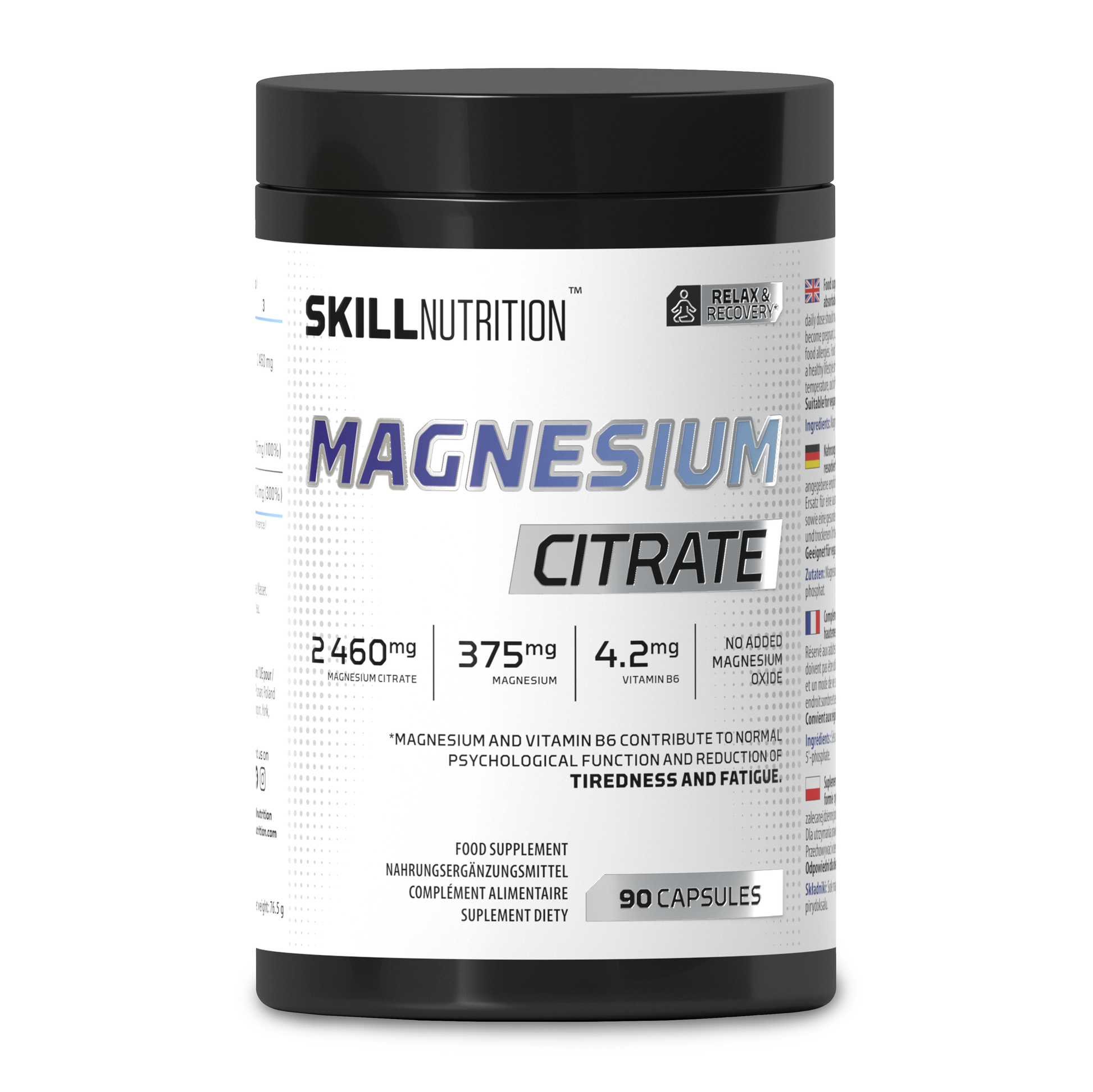 Maisto papildas Magnesium Citrate kapsulės